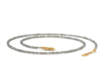 Load image into Gallery viewer, WRAP BRACELET OR NECKLACE 3MM FACETED 21.7 FAIR TRADE 24K GOLD VERMEIL AVAILABLE IN CARNELIAN AND LABRADORITE - Joyla Jewelry