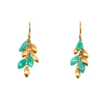 Load image into Gallery viewer, Bliss Short Bunch Earrings 24K Gold Vermeil