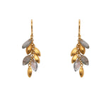 Load image into Gallery viewer, Bliss Short Bunch Earrings 24K Gold Vermeil