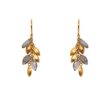 Load image into Gallery viewer, Bliss Short Bunch Earrings 24K Gold Vermeil