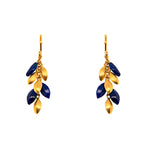 Load image into Gallery viewer, Bliss Short Bunch Earrings 24K Gold Vermeil
