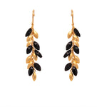 Load image into Gallery viewer, Bliss Long Bunch Earrings 24K Gold Vermeil
