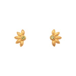 Load image into Gallery viewer, Bliss Flower Earrings 24K Gold Vermeil