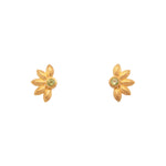 Load image into Gallery viewer, Bliss Flower Earrings 24K Gold Vermeil