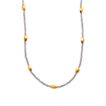 Load image into Gallery viewer, Bliss 2 mm Gemstone Necklace Collection in 24K Gold Vermeil