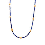 Load image into Gallery viewer, Bliss 2 mm Gemstone Necklace Collection in 24K Gold Vermeil