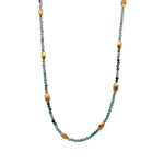 Load image into Gallery viewer, Bliss 2 mm Gemstone Necklace Collection in 24K Gold Vermeil
