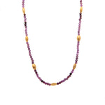 Load image into Gallery viewer, Bliss 2 mm Gemstone Necklace Collection in 24K Gold Vermeil