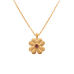 Load image into Gallery viewer, Lucky Clover Reversible Pendant Necklace 24K Gold Vermeil