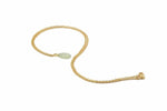 Load image into Gallery viewer, FACETED PREHNITE DROP NECKLACE FAIR TRADE 24K GOLD VERMEIL - Joyla Jewelry