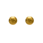 Load image into Gallery viewer, Moon Earrings 24K Fair Trade Gold Vermeil