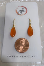 Load image into Gallery viewer, Signature Wire Drop Earrings 24K Gold Vermeil