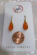 Load image into Gallery viewer, Signature Wire Drop Earrings 24K Gold Vermeil
