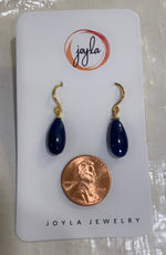 Load image into Gallery viewer, Signature Wire Drop Earrings 24K Gold Vermeil