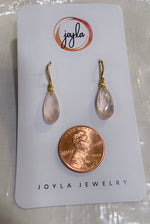 Load image into Gallery viewer, Signature Wire Drop Earrings 24K Gold Vermeil