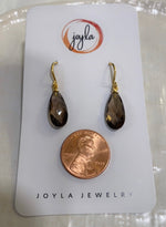 Load image into Gallery viewer, Signature Wire Drop Earrings 24K Gold Vermeil