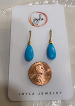 Load image into Gallery viewer, Signature Wire Drop Earrings 24K Gold Vermeil