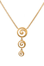 Load image into Gallery viewer, GRATITUDE TRIPLE SWIRL NECKLACE - Joyla Jewelry