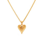 Load image into Gallery viewer, Heart of Joy Pendant Necklace 24 K Gold Vermeil