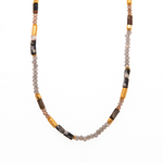 Load image into Gallery viewer, Labradorite, Jasper and Zircon 3mm Jewelry Set in 24K Fair Trade Gold Vermeil