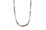 Load image into Gallery viewer, Pearl, Labradorite, Chrysocolla and Opalite Jewelry with 24K Fair Trade Gold Vermeil Necklace