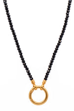 Load image into Gallery viewer, Ring Clasp Necklace 24K Fair Trade Gold Vermeil 17”