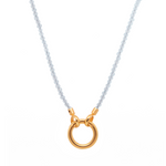 Load image into Gallery viewer, Ring Clasp Necklace 31.5" 24K Fair Trade Gold Vermeil
