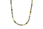 Load image into Gallery viewer, Labradorite, Peridot & Prehnite Jewelry in 24K Fair Trade Gold Vermeil Necklace