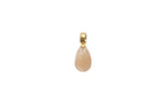 Load image into Gallery viewer, PEACH MOONSTONE PENDANT FAIR TRADE 24K GOLD VERMEIL - Joyla Jewelry
