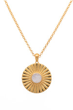 Load image into Gallery viewer, Sun with Face 10mm 24k Gold Vermeil Pendant - No Chain