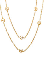 Load image into Gallery viewer, GRATITUDE SWIRL NECKLACE 36" - Joyla Jewelry