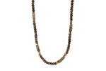 Load image into Gallery viewer, SMOKY QUARTZ NECKLACE 5MM FAIR TRADE 24K GOLD VERMEIL - Joyla Jewelry
