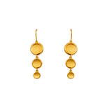 Load image into Gallery viewer, Sun Wire Earrings 24K Gold Vermeil