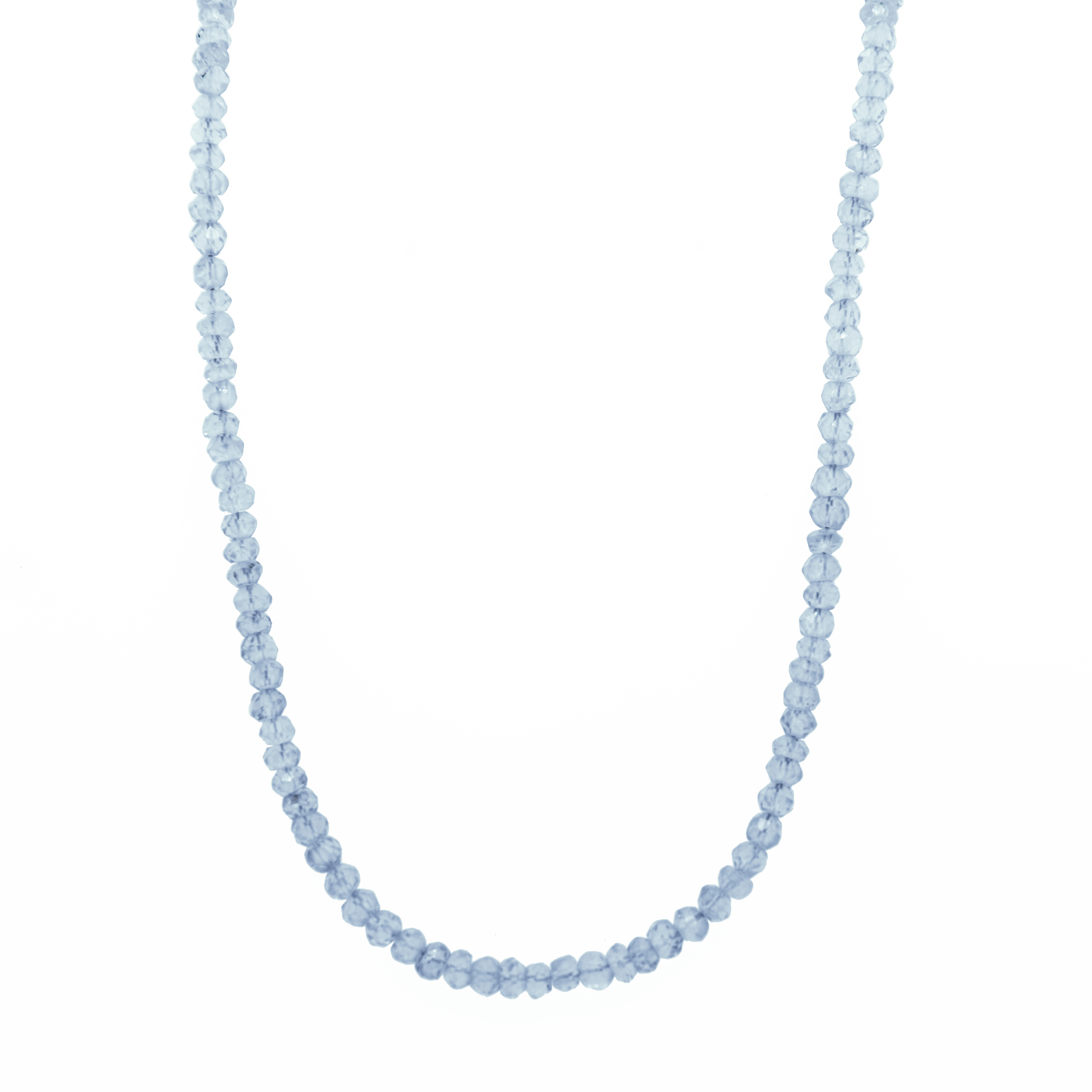 Wrap Bracelet Sky Blue Topaz or Necklace 21.7" 24K Gold Vermeil
