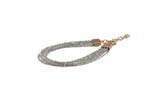 Load image into Gallery viewer, FOUR STRAND BRACELET WITH FACETED LABRADORITE 4 FAIR TRADE 24K GOLD VERMEIL - Joyla Jewelry