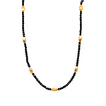 Load image into Gallery viewer, Bliss 2 mm Gemstone Necklace Collection in 24K Gold Vermeil