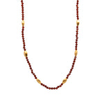 Load image into Gallery viewer, Bliss 2 mm Gemstone Necklace Collection in 24K Gold Vermeil