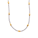 Load image into Gallery viewer, Bliss 2 mm Gemstone Necklace Collection in 24K Gold Vermeil