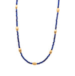Load image into Gallery viewer, Bliss 2 mm Gemstone Necklace Collection in 24K Gold Vermeil