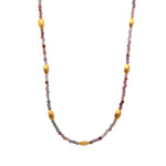 Load image into Gallery viewer, Bliss 2 mm Gemstone Necklace Collection in 24K Gold Vermeil
