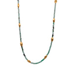 Load image into Gallery viewer, Bliss 2 mm Gemstone Necklace Collection in 24K Gold Vermeil