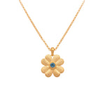Load image into Gallery viewer, Lucky Clover Reversible Pendant Necklace 24K Gold Vermeil