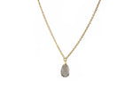 Load image into Gallery viewer, FACETED LABRADORITE DROP 24K FAIR TRADE GOLD VERMEIL - Joyla Jewelry