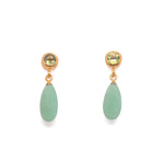 Load image into Gallery viewer, Drop and Stud Earrings Collection with Gemstone Variations Fair Trade 24K Gold Vermeil