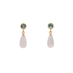 Load image into Gallery viewer, Drop and Stud Earrings Collection with Gemstone Variations Fair Trade 24K Gold Vermeil