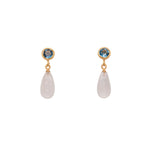 Load image into Gallery viewer, Drop and Stud Earrings Collection with Gemstone Variations Fair Trade 24K Gold Vermeil
