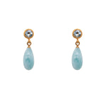 Load image into Gallery viewer, Drop and Stud Earrings Collection with Gemstone Variations Fair Trade 24K Gold Vermeil