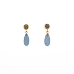 Load image into Gallery viewer, Drop and Stud Earrings Collection with Gemstone Variations Fair Trade 24K Gold Vermeil