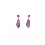 Load image into Gallery viewer, Drop and Stud Earrings Collection with Gemstone Variations Fair Trade 24K Gold Vermeil