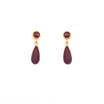 Load image into Gallery viewer, Drop and Stud Earrings Collection with Gemstone Variations Fair Trade 24K Gold Vermeil